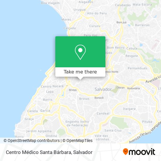 Mapa Centro Médico Santa Bárbara