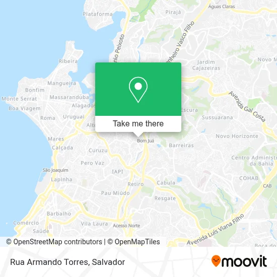 Rua Armando Torres map