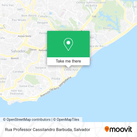Rua Professor Cassilandro Barbuda map