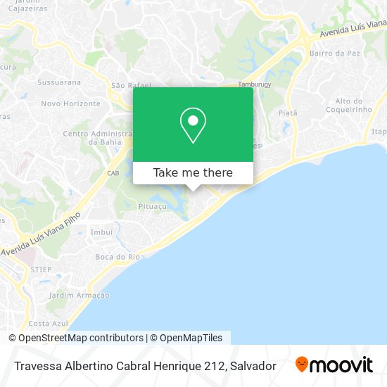 Mapa Travessa Albertino Cabral Henrique 212