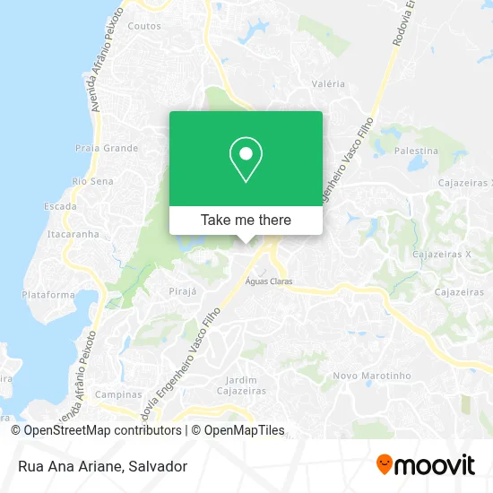 Rua Ana Ariane map