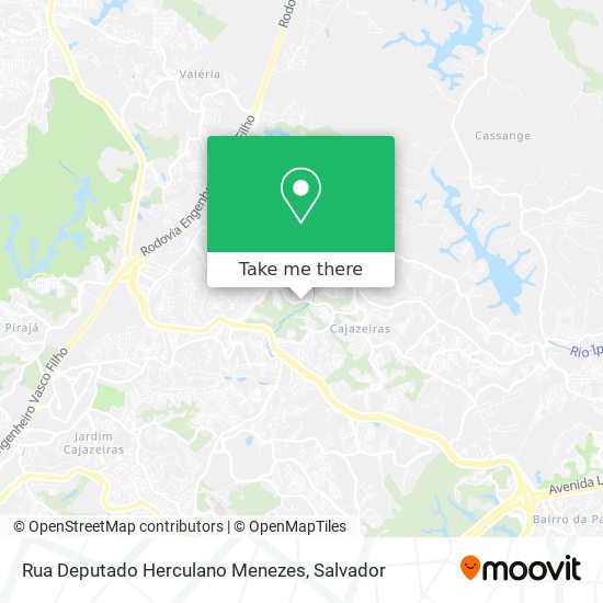 Mapa Rua Deputado Herculano Menezes