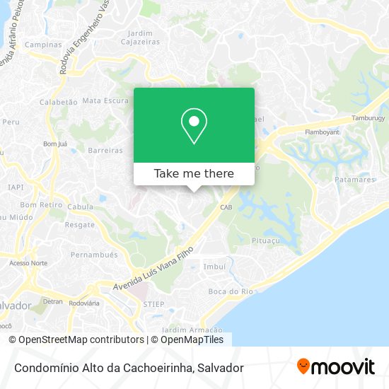 Condomínio Alto da Cachoeirinha map