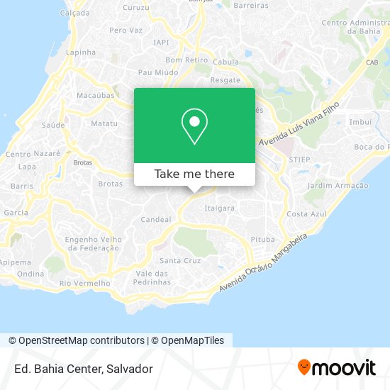 Ed. Bahia Center map