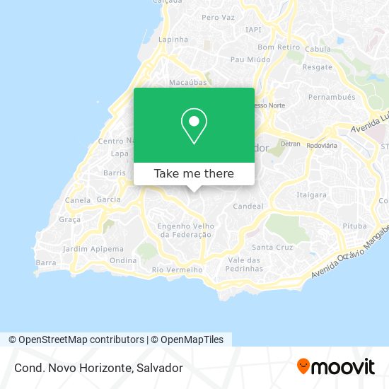 Cond. Novo Horizonte map