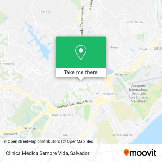 Clinica Medica Sempre Vida map