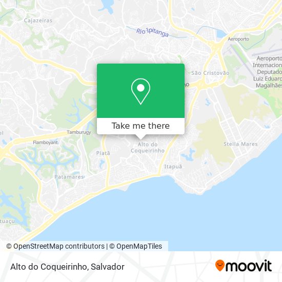 Mapa Alto do Coqueirinho