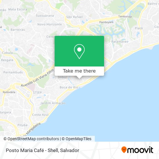 Posto Maria Café - Shell map