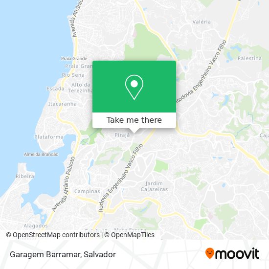 Garagem Barramar map