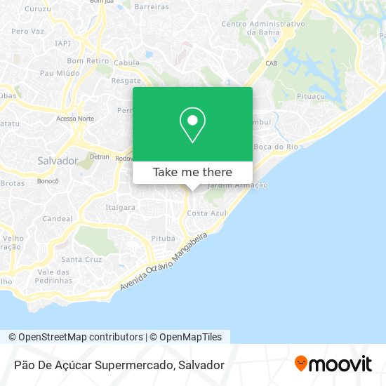 Pão De Açúcar Supermercado map