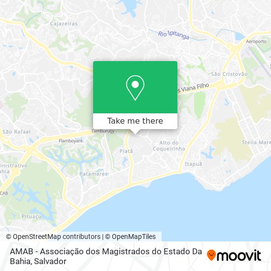 AMAB - Associação dos Magistrados do Estado Da Bahia map