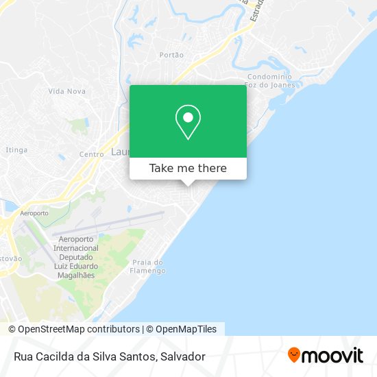 Mapa Rua Cacilda da Silva Santos