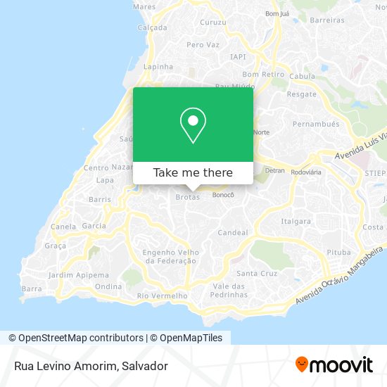 Rua Levino Amorim map