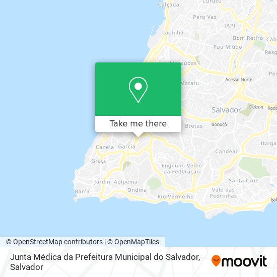 Junta Médica da Prefeitura Municipal do Salvador map