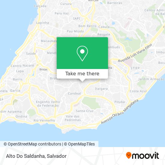 Mapa Alto Do Saldanha