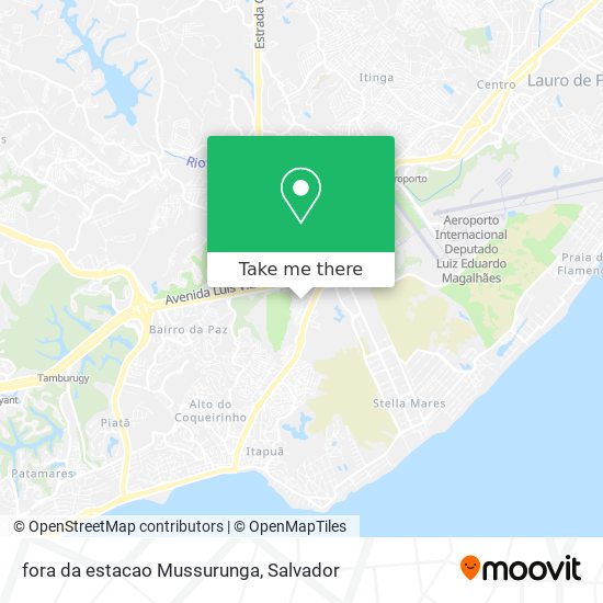 fora da estacao Mussurunga map