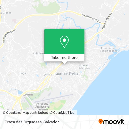 Praça das Orquídeas map