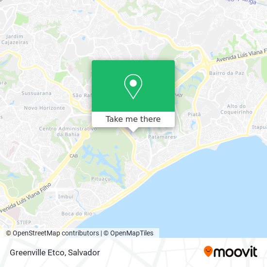 Mapa Greenville Etco