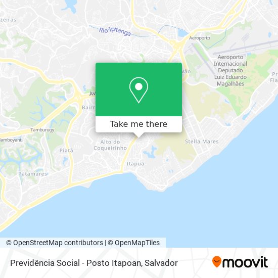 Mapa Previdência Social - Posto Itapoan