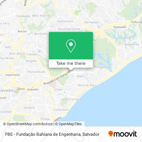 Mapa FBE - Fundação Bahiana de Engenharia
