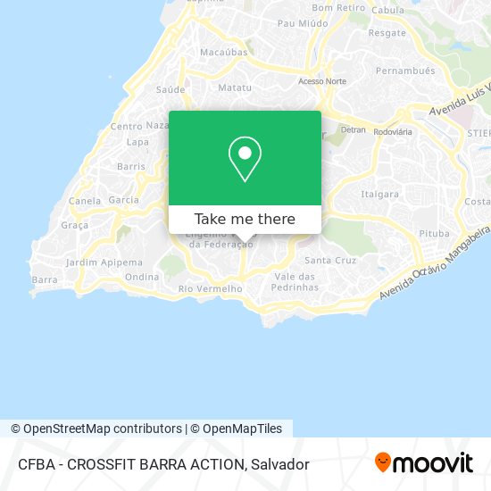 CFBA - CROSSFIT BARRA ACTION map