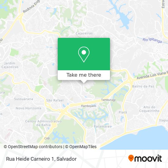 Mapa Rua Heide Carneiro 1