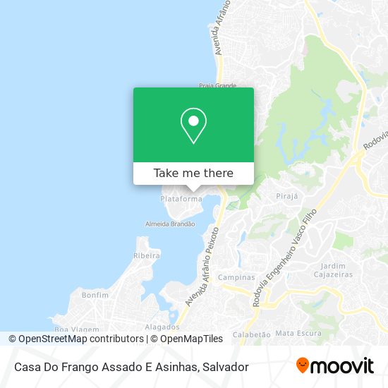 Casa Do Frango Assado E Asinhas map