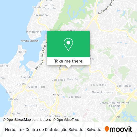 Mapa Herbalife - Centro de Distribuição Salvador