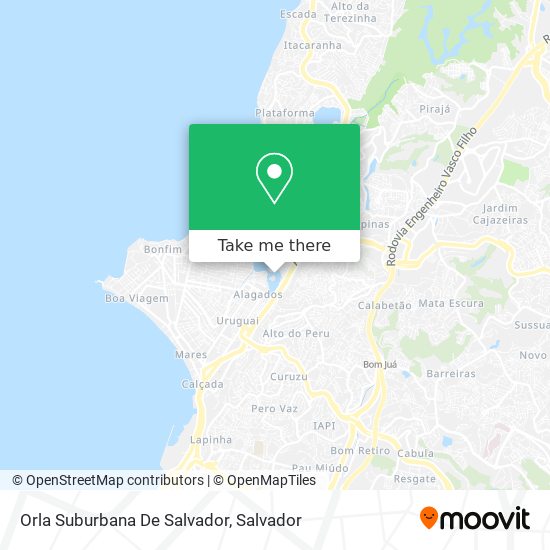 Orla Suburbana De Salvador map