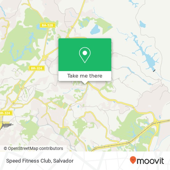 Mapa Speed Fitness Club