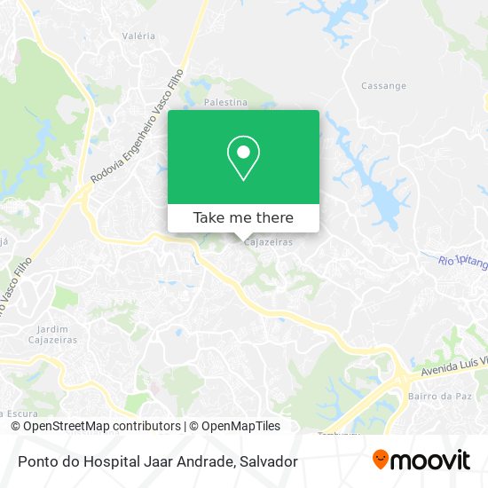 Ponto do Hospital Jaar Andrade map