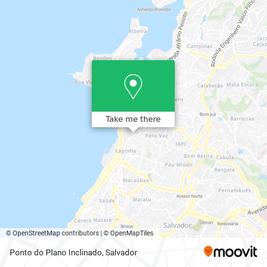 Ponto do Plano Inclinado map