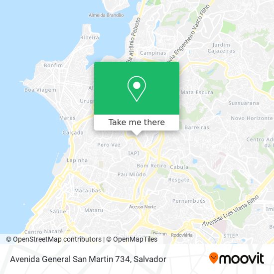 Mapa Avenida General San Martin 734