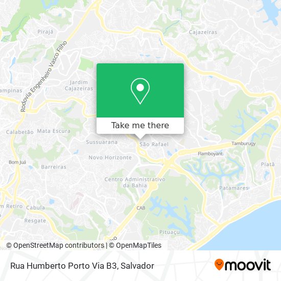 Rua Humberto Porto Via B3 map