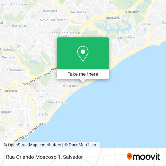 Rua Orlando Moscoso 1 map
