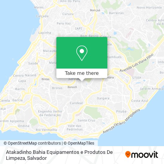 Mapa Atakadinho Bahia  Equipamentos e Produtos De Limpeza