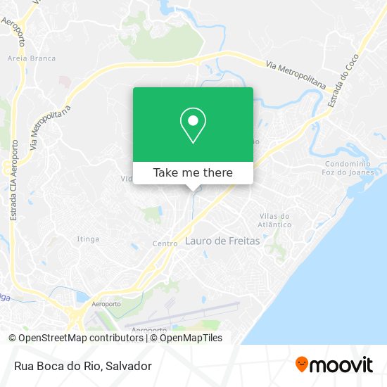 Mapa Rua Boca do Rio