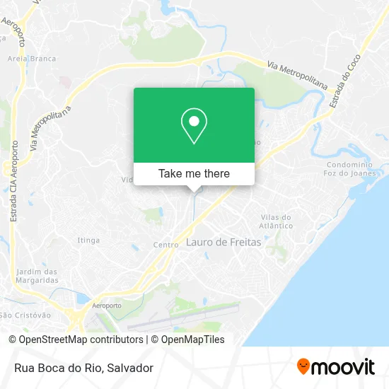 Rua Boca do Rio map