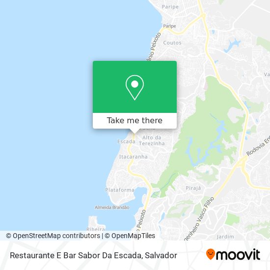 Restaurante E Bar Sabor Da Escada map