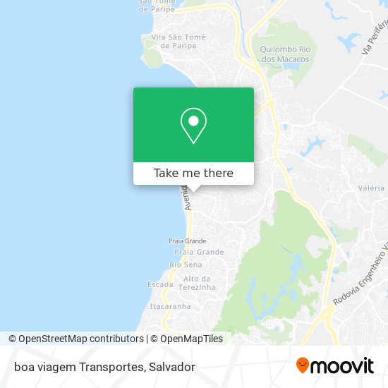 Mapa boa viagem Transportes