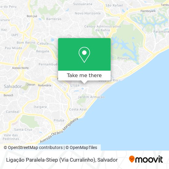 Ligação Paralela-Stiep (Via Curralinho) map