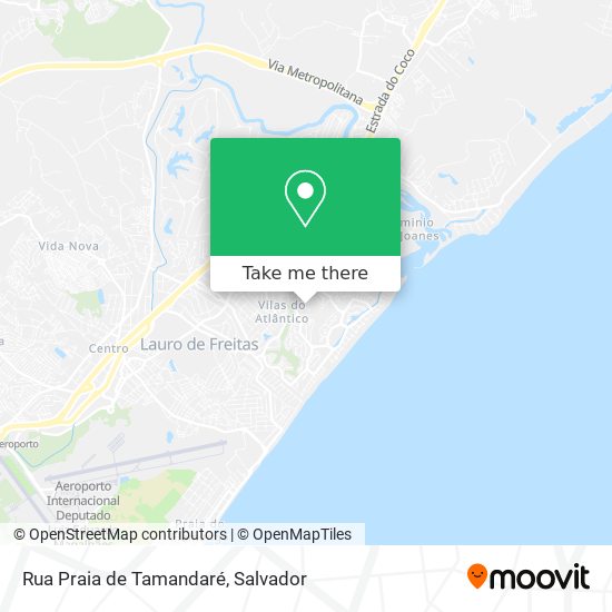 Rua Praia de Tamandaré map