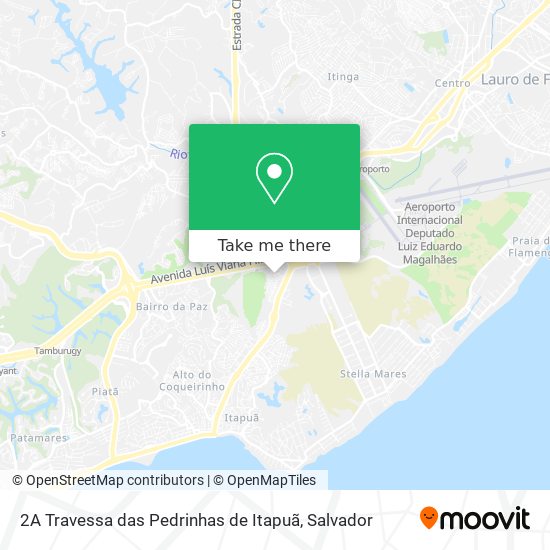 Mapa 2A Travessa das Pedrinhas de Itapuã