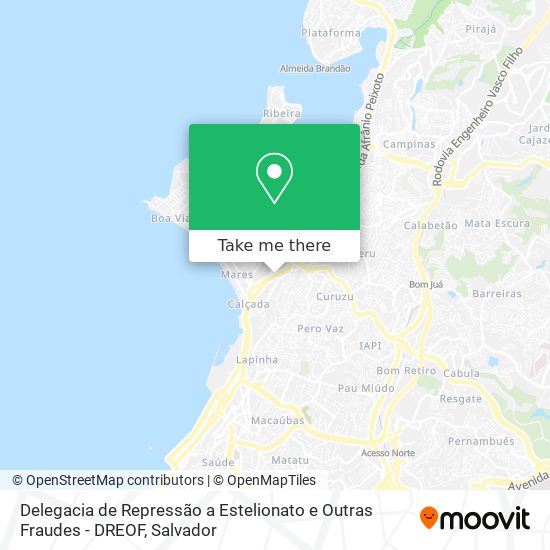Delegacia de Repressão a Estelionato e Outras Fraudes - DREOF map