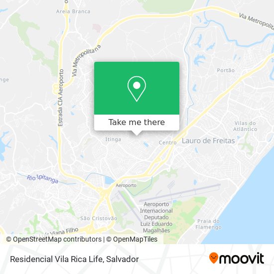 Residencial Vila Rica Life map