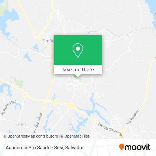 Academia Pro Saude - Sesi map