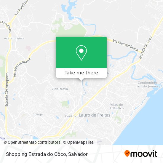 Shopping Estrada do Côco map