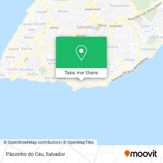 Pãozinho do Céu map