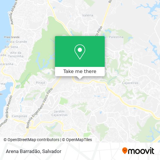 Arena Barradão map