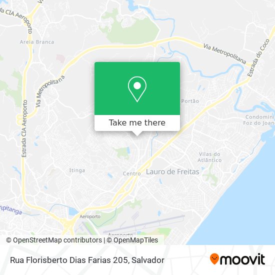 Mapa Rua Florisberto Dias Farias 205